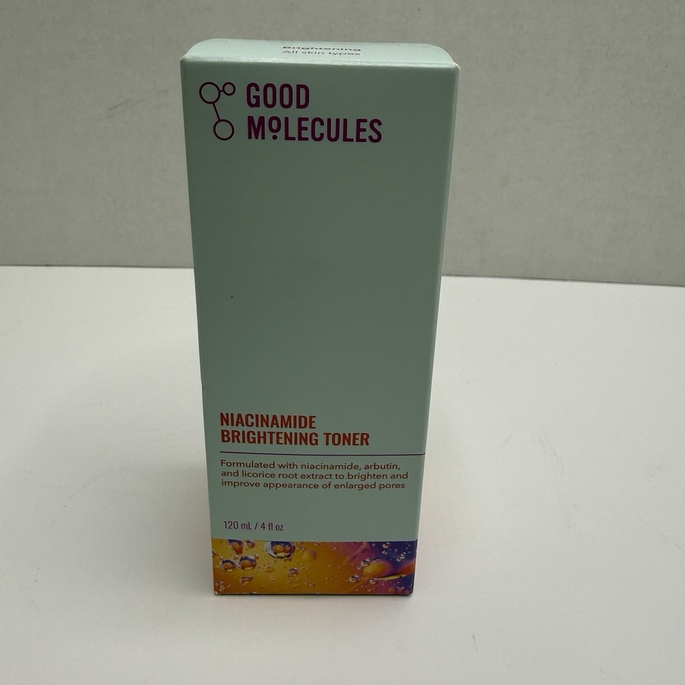 Good Molecules Niacinamide Brightening Toner 4 oz 120 mL NEW All Skin Types